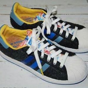 Men's Adidas Grun Wool Cork Sneakers Rare & Retro